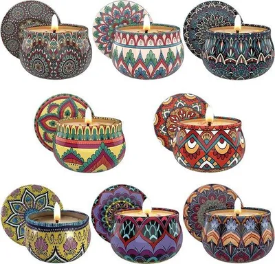 Produktbild von Famanu Duftkerzen Set - 8-teilig, Aromakerzen, Geschenkset