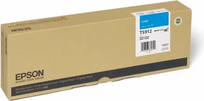 Produktbild von Epson Tintenpatrone cyan T 591  700 ml             T 5912