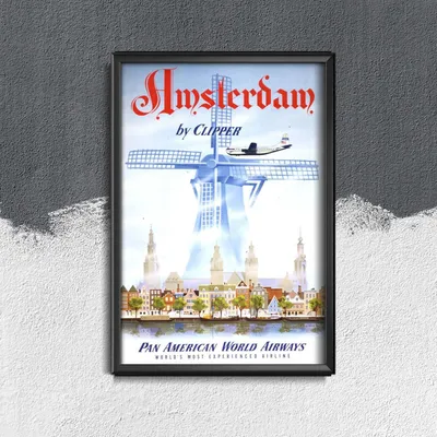 Produktbild von Poster - Canvas - Leinwand - 29,7 cm x 42 cm - Niederlande
