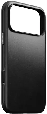 Produktbild von Handyhülle aus Naturleder für iPhone 18 Pro Max / 17 Pro Max, Nomad Modern Leather Case Horween Series mit MagSafe, Schwarz