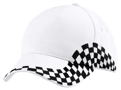 Obrázek produktu pro Beechfield – baseballová čepice „Grand Prix“ LT969 (jednotná velikost) (bílá)