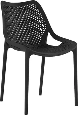 Image de Chaise de restaurant en POLYPROPYLENE Noir pour Exterieur