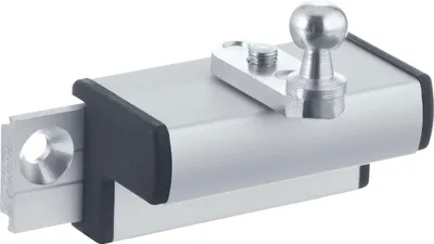 Produktbild von Flügelbock für Rechteckfenster, Aluminium silber eloxiert, 1 Stück | passend zu GEZE Oberlichtöffner OL 90 N / OL 95