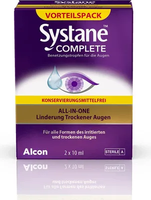 Zdjęcie produktu dla Systane COMPLETE krople nawilżające bez konserwantów, 2x10ml