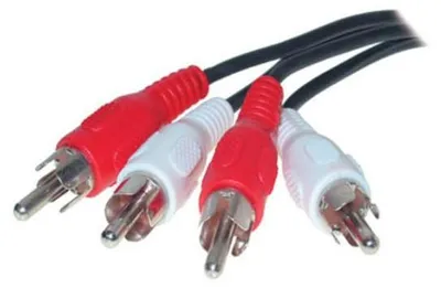 Produktbild von 2 Cinchstecker/ 2 Cinchstecker, 0,5m