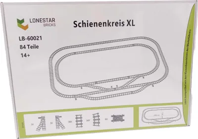 Produktbild von LB-60021 - Schienenkreis XL (Lonestar Bricks)