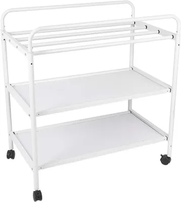 Produktbild von Baby-Wickeltisch – Wickeltisch – Baby-Pflegemöbel – Mit Stauraum – 84 x 72 x 90 cm – Weiß