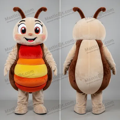 Image de Mascotte MASTICOT de betterave beige naturelle