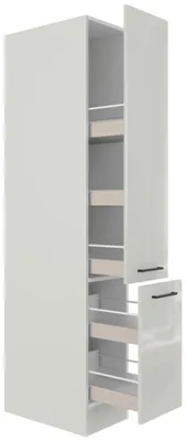 Produktbild von FlexWell Apothekerschrank in Lichtgrau glänzend