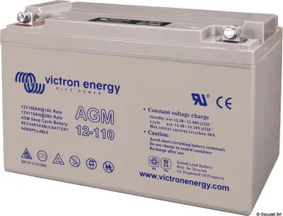 Obrázek produktu pro 12V/110Ah AGM baterie pro hluboké cykly – Osculati 12.416.01