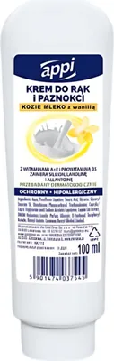 Zdjęcie produktu dla Appi Krem Do Rąk I Paznokci 100 Ml Kozie Mleko Z Wanilią Nawilża Skórę