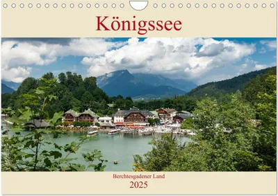 Produktbild von Königssee - Berchtesgadener Land (Wandkalender 2025 DIN A4 quer), CALVENDO Monatskalender