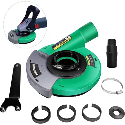Zdjęcie produktu dla Osłona ochronna do szlifierki kątowej, 115 mm/125 mm, z odciągiem pyłu