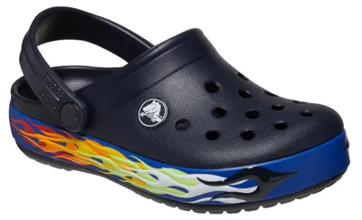 Produktbild von Crocs Uni Kinder Crocband Lights Clog T Clog, Deep Navy, 22/23 EU