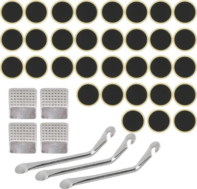 Produktbild von 39ks Fahrrad im Innenrohr Reparaturkit Punktionswerkzeug Reifenhebel/Reifen Patch/Metall -Raspel