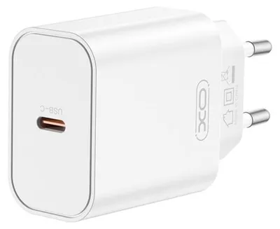 Obrázok produktu pre XO CE32 USB-C PD 20W kompaktná nabíjačka do zásuvky Biela