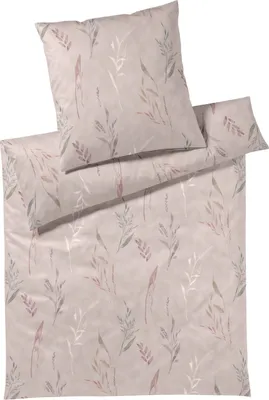 Produktbild von elegante Mako-Jersey-Bettwäsche-Garnitur Ensemble Jersey Farbe Puder Größe 135x200+80x80