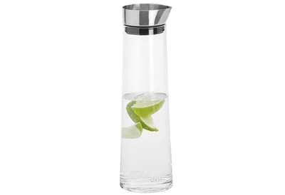 Produktbild von BLOMUS Wasserkaraffe Acqua Edelstahl matt/Glas/Silikon 1000 ml 30cm Ø9cm
