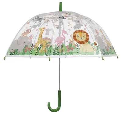 Produktbild von ESSCHERT DESIGN ESSCHERT Kinderschirm Dschunge 12 Stück Verkaufseinheit 412130 8714982221040