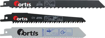 Produktbild von Fortis 4317784772723, Holz, Metall, Schwarz, 3 Stück(e)