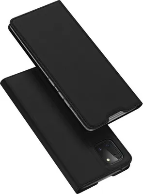 Produktbild von Buch Tasche für SAMSUNG GALAXY M31S (M317F) Handy Hülle Etui Schutzhülle mit Standfunktion, Kartenfach Schwarz