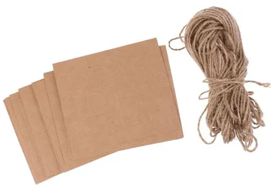 Immagine prodotto di Set di 300 segnaposto in carta kraft per matrimoni