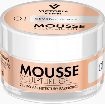 Produktbild von Victoria Vynn | Mousse Sculpture Gel 01 Kristallglas - 50 Ml - Tiksotropie - Nagelgel - Architekturgel