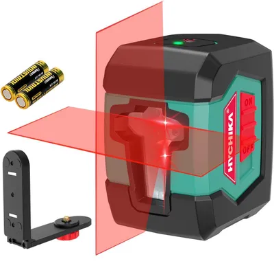 Obrázek produktu pro Křížový laser (laserová vodováha) Hychika LL2R10C, zelená