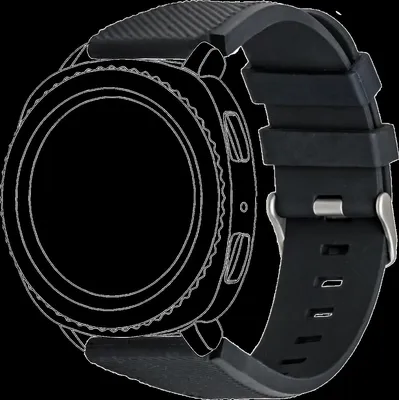 Produktbild von topp - Armband Samsung Sport Galaxy 42mm, schwarz