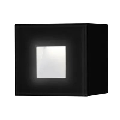 Produktbild von Konstsmide Chieri LED Fuß-/Treppenabsatzleuchte klein schwarz, 3000K, 180lm, 8x0,18W, 240V, Aluminium/Glas, 7864-750