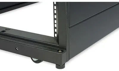 Produktbild von APC NetShelter SX Netzwerkgehäuse mit schwarzen Seitenteilen, 42 HE, 750 mm breit x 1070 mm tief, Freistehendes Gestell, 42U, 1704 kg, 155,9 kg, Schwarz