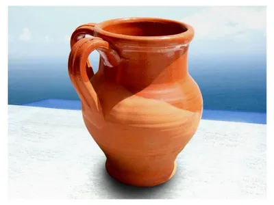 Produktbild von Kunstzapfen, 20 cm, halbglasiert