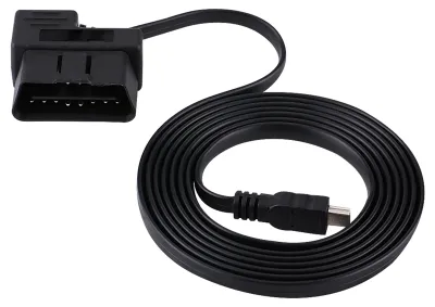 Obrázek produktu pro 180cm prodlužovací kabel s adaptérem pro diagnostiku vozidel OBDII, OBD2 a EOBD (16pin) na Mini USB