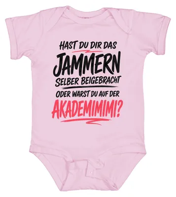 Obrázok produktu pre Akademický výsmech, vtipné vyjadrenie, sarkazmus, výrok, detský body, ružová farba, veľkosť 3/6