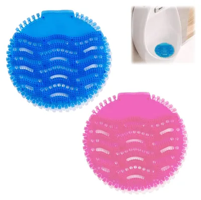 Urinoirfilter mit Duft, 2 Stück, Ø 16 cm, Spritzschutz