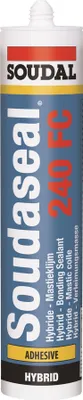Produktbild von Soudal 240FC schwarz Soudaseal FC Fugenmasse - elastischer Dichtstoff, 290ml