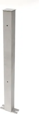 Produktbild von Pfosten aus Aluminium Gartenzaun 80 cm Zaunelemente Aluzaun Alu Pfosten