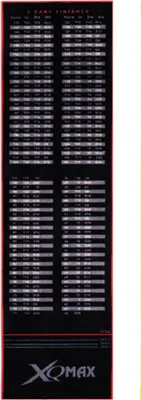 Image de XQ-Max Dart Matte Caisses 285 cm x 80 cm
