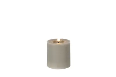 Image de Countryfield LED bougie rustique 8 cm - gris