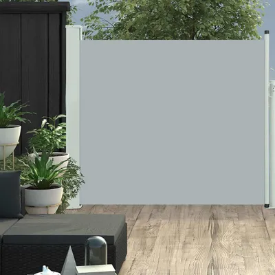 Immagine prodotto di vidaXL Tenda laterale estensibile 100x300 cm Grigio