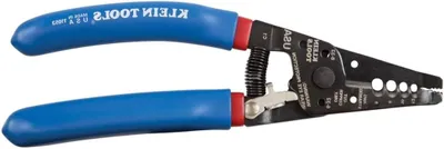 Productafbeelding van Draadstripper en Cutter - Krimptang Kabelstripper - Bedrading Afwerken - Precisie Scherpe Messen - 6-12 AWG - Blauw/Rood