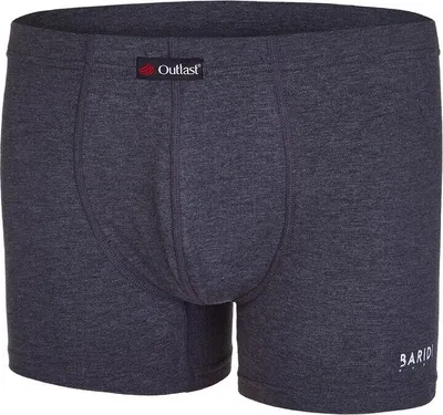 Produktbild von Herren Boxershorts dünn Flachnaht Outlast® - dunkelgrau meliert, L