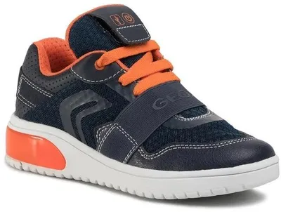 Productafbeelding van Kinderschoenen Geox Jr Xled Sneaker Donkerblauw