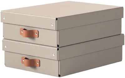 Produktbild von LEITZ Aufbewahrungsbox-Set Puro Karton 8 Liter nachtblau