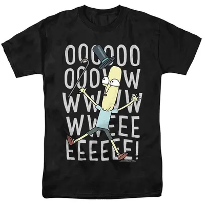 Immagine prodotto di Maglietta unisex "Oowweeeee" di Rick and Morty, in cotone, taglia 3XL (nero), modello TV37719, adatta sia per uomo che per donna