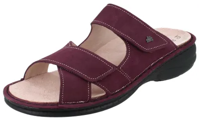 Produktbild von FINN COMFORT Melrose Damen Pantoletten beerenfarben Nubukleder - Größe: 38