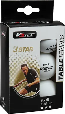 Produktbild von Aqua Marina 3 Stern Tt-ball,weiss - weiss, Größe:-