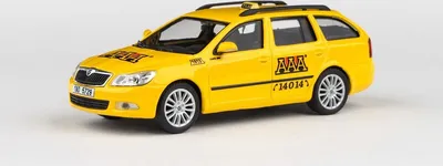 Zdjęcie produktu dla Skoda Octavia II FL COMBI (2008) - AAA Taxi ABREX 1:43