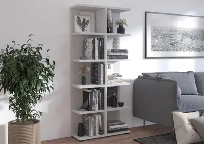 Produktbild von Bücherregal MORE 5 Standregal Regal Hellgrau