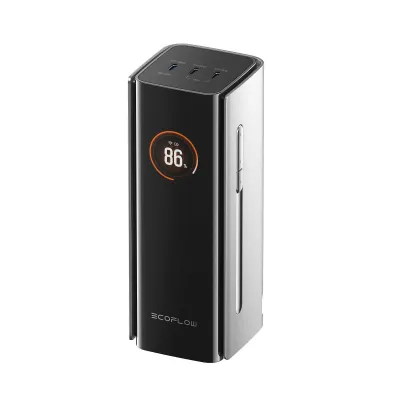 Produktbild von EcoFlow RAPID Pro Powerbank 20000 mAh 230W Max. Ausgang mit 100W-Kabel, 4-Anschluss tragbares Ladegerät, bis zu 320W Ladeleistung